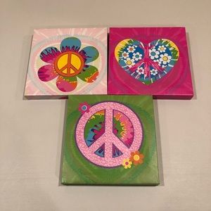 Girls canvas wall art